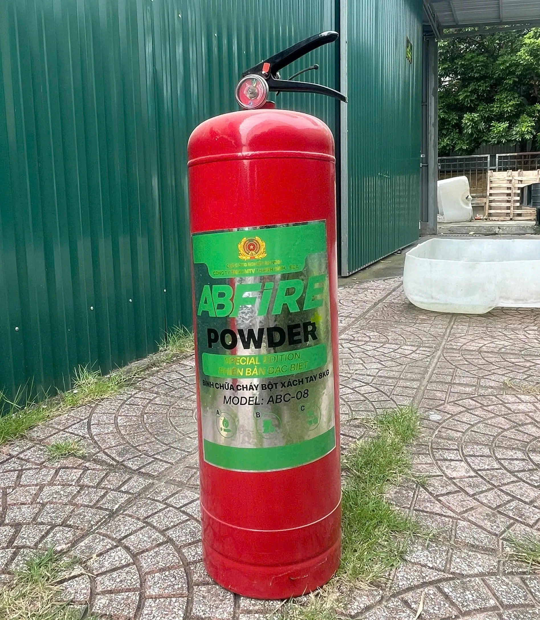 Bình chữa cháy bột ABC 8kg ABFIRE ABC-08 (Tem Bộ Công An)