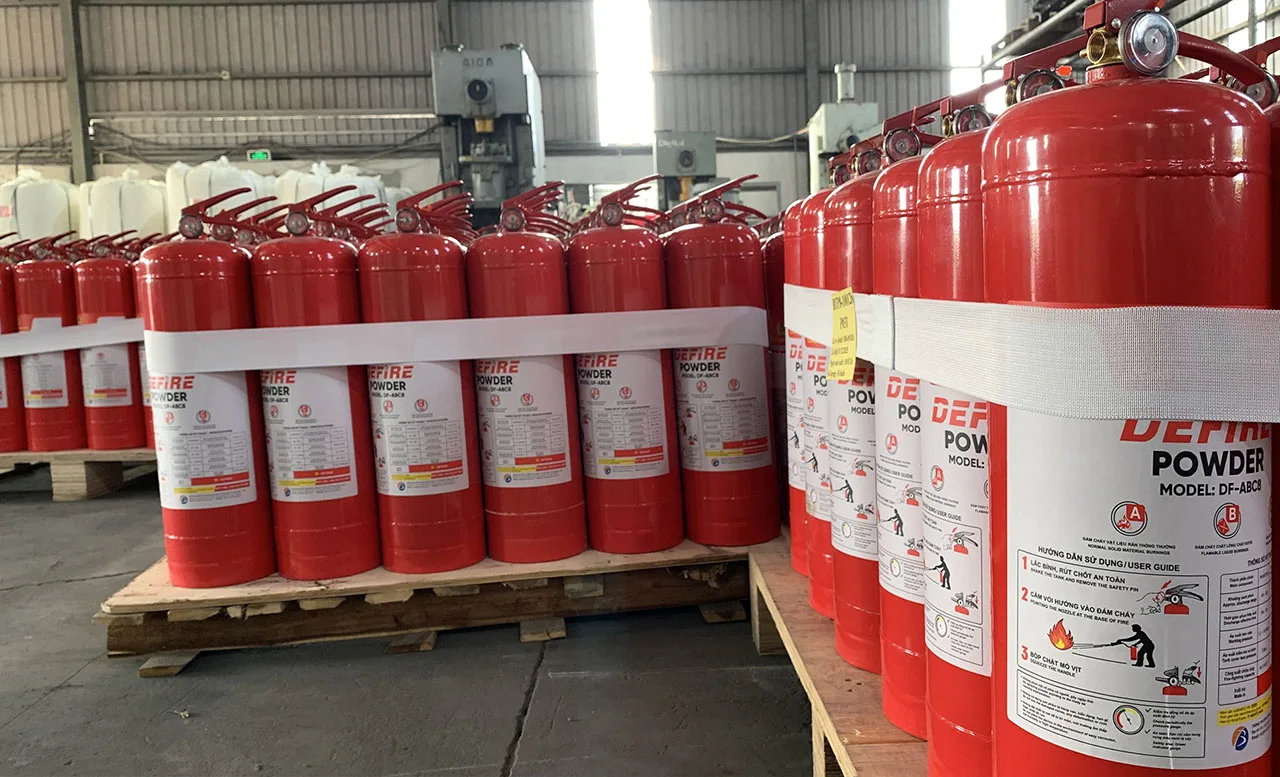 Bình chữa cháy bột ABC 8kg DeFire DF-ABC8 (Bộ Công An)