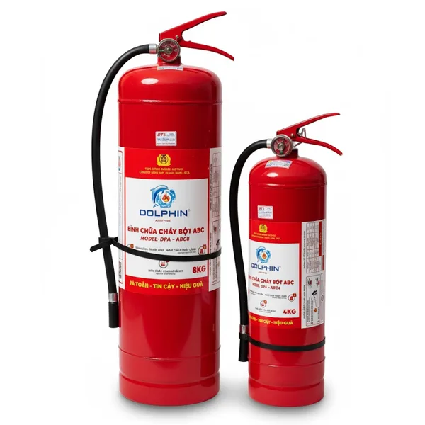 Bình chữa cháy bột ABC 4kg Dolphin DPA-ABC4 (Bộ Công An)