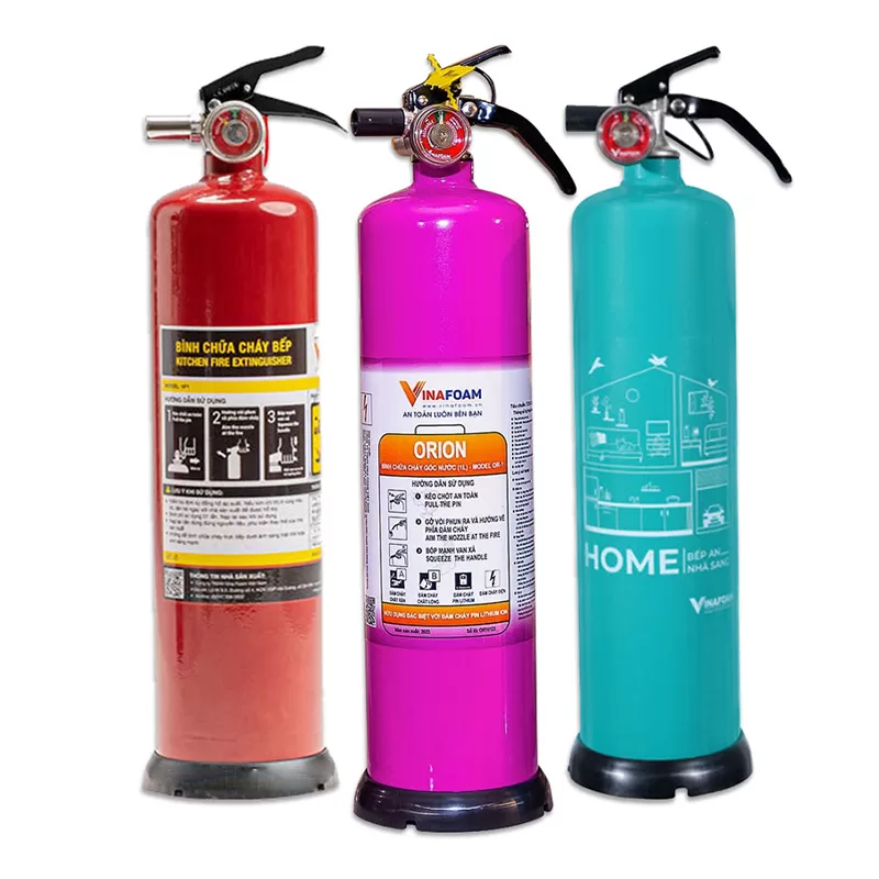 Bình chữa cháy nhà bếp VinaFoam V1F (Tem kiểm định)