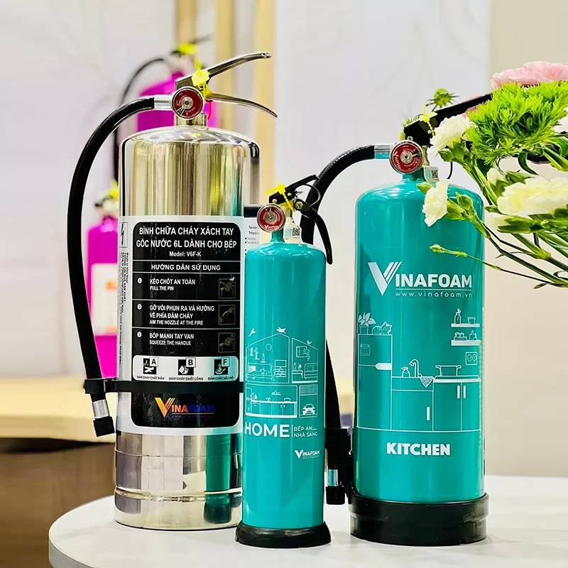 Bình chữa cháy chuyên dụng cho nhà bếp Vinafoam V9F-K