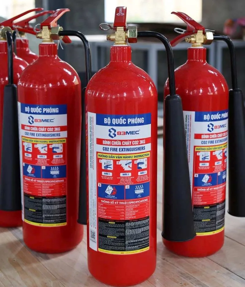 Bình chữa cháy khí CO2 3KG MT3 BQP 83MEC