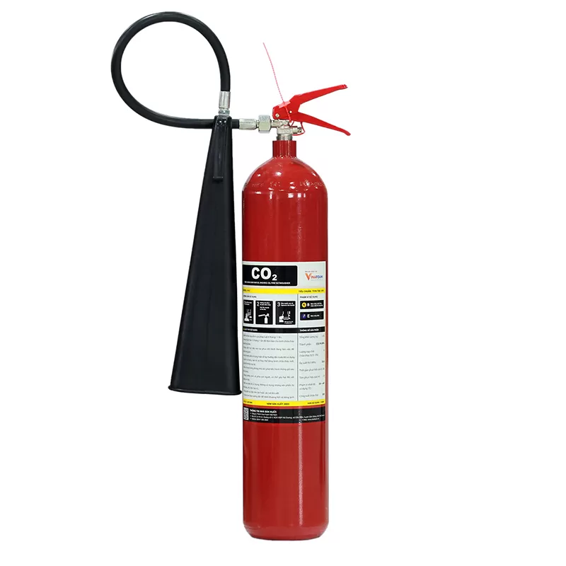 Bình chữa cháy khí CO2 5kg Vinafoam MC5 (Tem kiểm định)