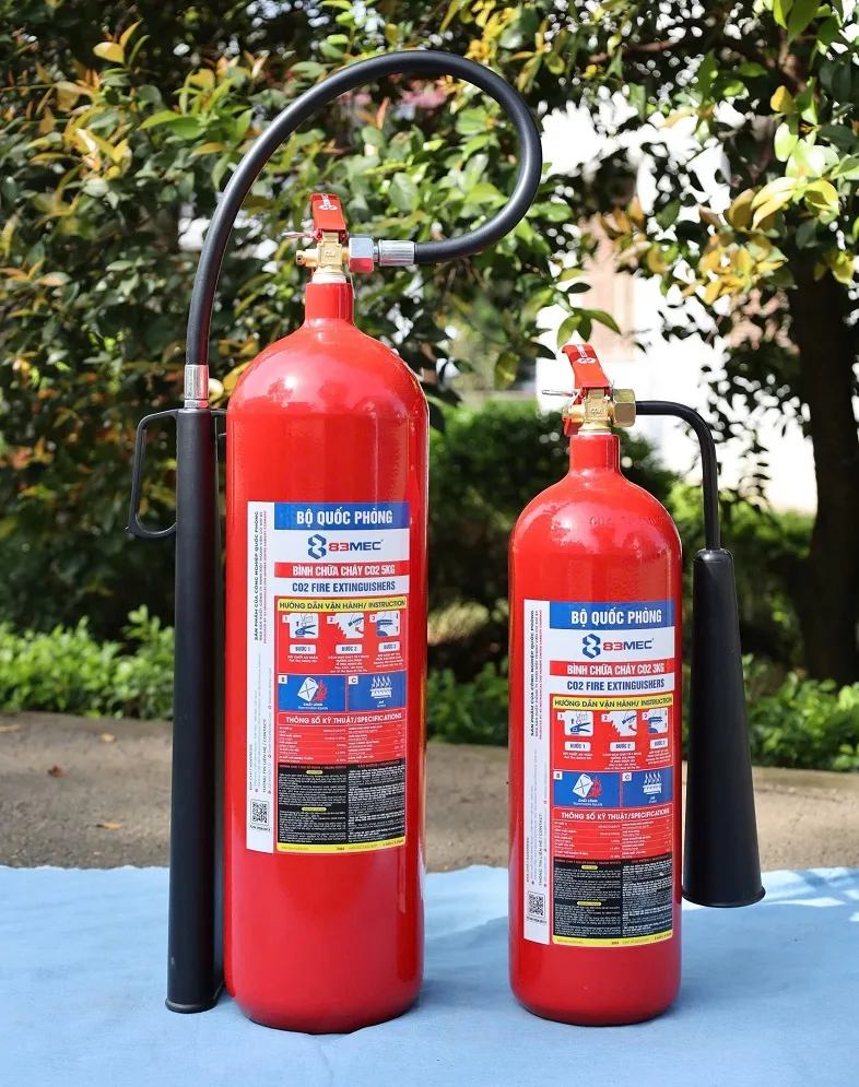 Bình chữa cháy khí CO2 5kg MT5 BQP 83MEC (Bộ Quốc Phòng)
