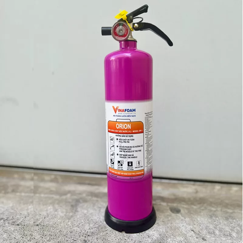 Bình chữa cháy Pin Lithium đa năng VinaFoam ORION 1L OR-1