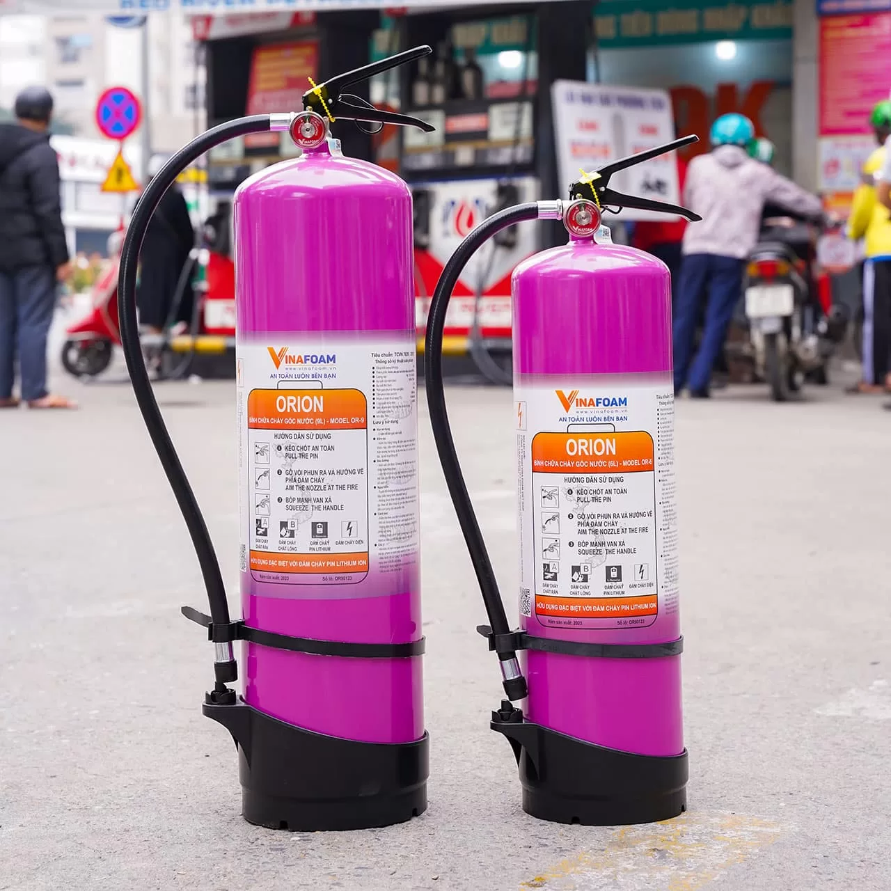 Bình chữa cháy Pin Lithium hãng VinaFoam