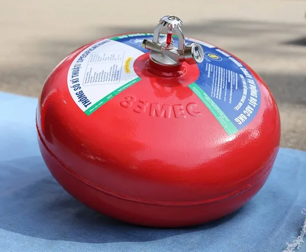 Bình cầu chữa cháy tự động bột ABC 6kg 83MEC