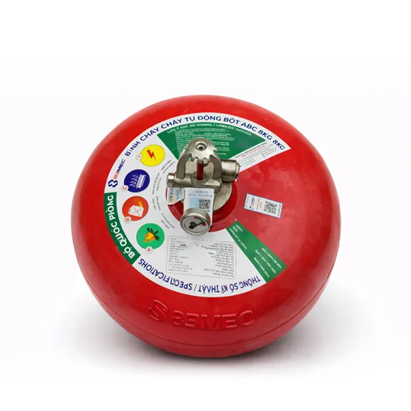 Bình cầu chữa cháy tự động bột ABC 8kg 83MEC BQP (Tem KĐ)